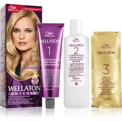 Wella Wellaton Intense Permanent-Haarfarbe mit Arganöl Farbton 8/0 Light Blonde