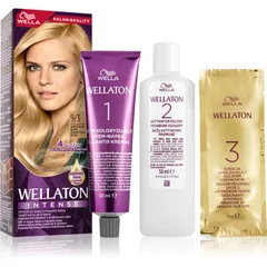 Wella Wellaton Intense Permanent-Haarfarbe mit Arganöl Farbton 9/3 Gold Blonde