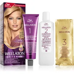 Wella Wellaton Intense Permanent-Haarfarbe mit Arganöl Farbton 10/0 Lightest Blonde