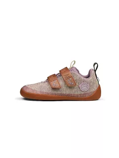 Affenzahn Kinder Barfußschuhe KNIT HAPPY Katze beige | 26