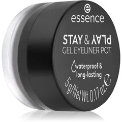 essence STAY & PLAY Eyeliner Farbton 01 Black