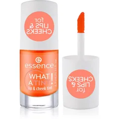 essence WHAT A TINT! flüssiges Rouge und Lipgloss Farbton 03 Peachy Vibes