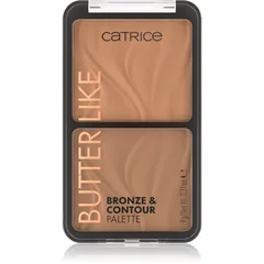Catrice Butter Like Bronze & Contour Konturier-Palette für die Wangen mit Bronzer Farbton 010 Born To Shape