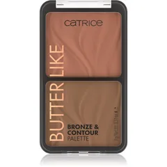 Catrice Butter Like Bronze & Contour Konturier-Palette für die Wangen mit Bronzer Farbton 020 Shape It My Way