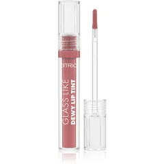 Catrice Glass Like Dewy Lip Tint Hochpigmentiertes Lipgloss mit feuchtigkeitsspendender Wirkung Farbton 010 It's Complicated - Not