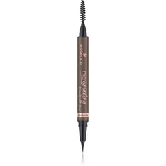 essence Microblading Augenbrauenstift mit Pinselchen Farbton 04 Dark Brown
