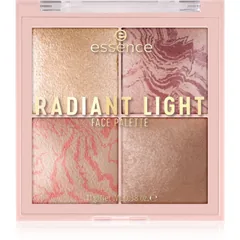 essence Radiant Light Rouge- und Highlighter-Palette Farbton Glow Icon
