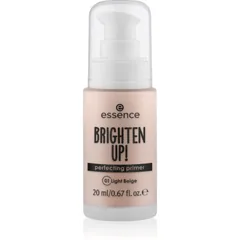 essence BRIGHTEN UP! Perfecting Primer flüssiger Make-up Primer unter dem Make-up Farbton 01 Light Beige