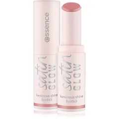 essence satin GLOW cremiger Lippenstift mit Satin-Finish Farbton 02 Blushin It
