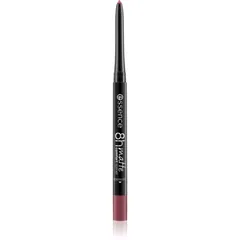 essence 8h Matte Comfort Mattierender Konturenstift für die Lippen mit einem Anspitzer Farbton 19 Burgundy Bestie