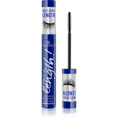 essence What The Length! wasserfeste verlängernde Mascara Farbton 02 Black Waterproof