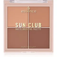 essence Sun Club Palette mit Bronzepuder mit Matt-Effekt Better Than Vacation Tan