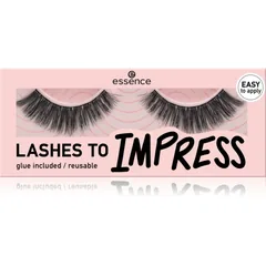 essence LASHES TO IMPRESS künstliche Wimpern für Volumen und Verdickung der Wimpern 09 Big Lash Crush 1 Paar