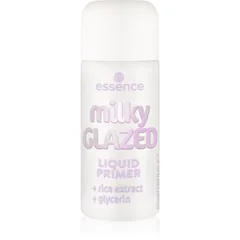 essence milky GLAZED feuchtigkeitsspendender Primer unter dem Make-up mit aufhellender Wirkung