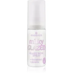 essence milky GLAZED feuchtigkeitsspendendes Gesichtsspray mit aufhellender Wirkung