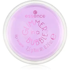 essence GLIMMER IN A BUBBLE Feuchtigkeitsspendende Lippenkur mit Glitzerteilchen Farbton 01 Kiss In A Bubble