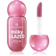 essence milky GLAZED tönender Lippenbalsam mit Glanz Farbton 04 Berry Au Lait