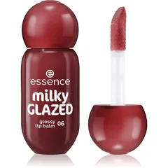 essence milky GLAZED tönender Lippenbalsam mit Glanz Farbton 06 Cherry on Top