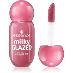 essence milky GLAZED tönender Lippenbalsam mit Glanz Farbton 08 Bubble Milk Tea
