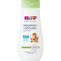 Hipp Babysanft Sensitive Shampoo mit Conditioner für Kinder ab der Geburt