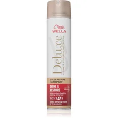 Wella Deluxe Shine & Restore Haarlack mit starker Fixierung für mehr Volumen