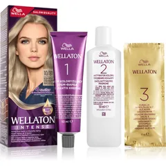 Wella Wellaton Intense Permanent-Haarfarbe mit Arganöl Farbton 10/81 Ultra Light Ash Blond