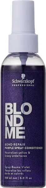 Schwarzkopf Professional BLONDME Care Bond Repair Purple Spray Conditioner