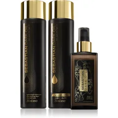 Sebastian Professional Dark Oil Set vorteilhafte Packung spendet Feuchtigkeit und Glanz