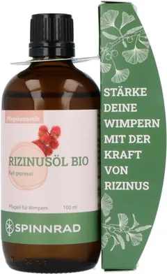 Spinnrad Rizinusöl Bio, mit Mascara
