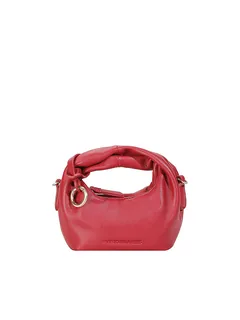 LES VISIONNAIRES Ledertasche - Mini Bag GRETA NANO SILKY rot