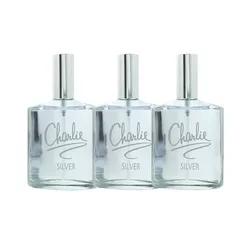 Revlon Charlie Silver x 3 Trio Pack 100 ml