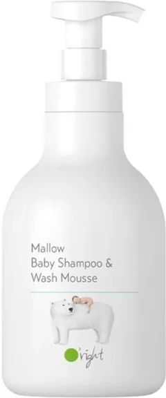 O'right Mallow Baby Shampoo & Wash Mousse