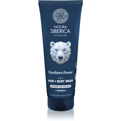 Natura Siberica Arctic Wild Northern Power Waschgel für die Haare, den Bart und den Körper für Herren