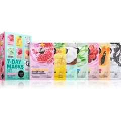Organic Shop 7-Day Masks Set Glow Better Tuchmasken-Set