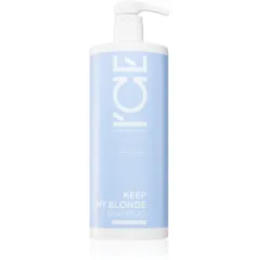 Natura Siberica ICE Professional Keep My Blonde Shampoo zum Neutralisieren von Gelbstich für blondiertes Haar oder kaltblonde Strähnchen