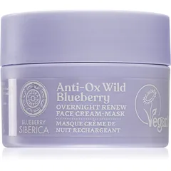 Natura Siberica Anti-Ox Wild Blueberry erneuernde Creme-Maske für die Nacht