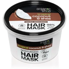 Organic Shop Natural Coconut & Shea intensive Haarmaske mit feuchtigkeitsspendender Wirkung