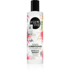 Organic Shop Organic Shea & Lily aufhellender Conditioner für Glanz und problemlose Kämmbarkeit der Haare für gefärbtes Haar