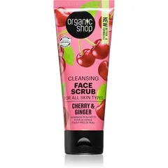 Organic Shop Ginger & Cherry reinigendes Hautpeeling