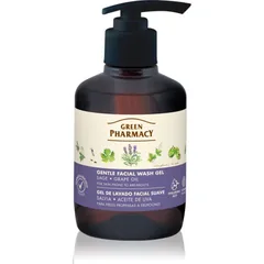 Green Pharmacy Sage & Thyme Face Wash sanftes Reinigungsgel für Haut mit Neigung zu Reizungen