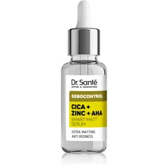 Dr. Santé Sebocontrol Cica + Zinc + AHA mattierendes Serum zur Verkleinerung erweiterter Poren
