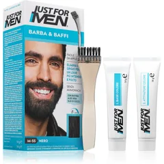 Just for Men Men Moustache & Beard Bartfarbe zur Grauabdeckung Farbton M-55 Black