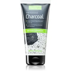 Beauty Formulas Charcoal Reinigungsgel mit Aktivkohle für fettige und problematische Haut