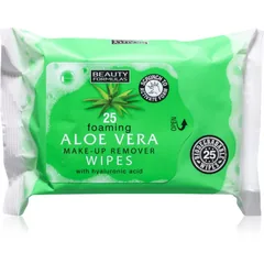 Beauty Formulas Aloe Vera feuchte Feuchttücher mit Hyaluronsäure .