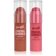 Barry M Chisel Cheeks Creme-Rouge in der Form eines Stiftes duo balení 2x