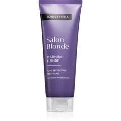 John Frieda Salon Blonde Tone Perfecting Treatment Tönungscreme für eine leuchtendere Haarfarbe Farbton Platinum Blonde