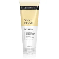 John Frieda Sheer Blonde Brightening Shampoo aufhellendes Shampoo für blonde Haare