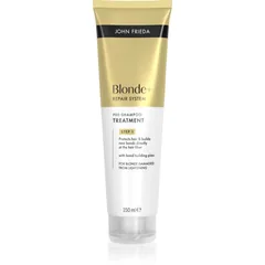 John Frieda Blonde+ Repair System Pre-shampoo Treatment Feuchtigkeitspflege zur Nutzuung vor der Haarwäsche zur Stärkung der Haare