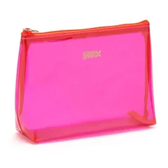 Victoria Green 'Mia' Makeup Bag in Clear Pink