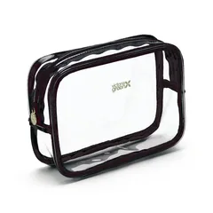 Victoria Green Small Clear Beauty Kit Case - Black